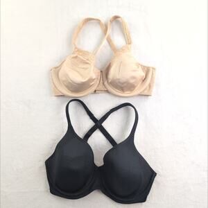 Bali (2) Classic Underwire T Shirt Comfort Bras Size 34D